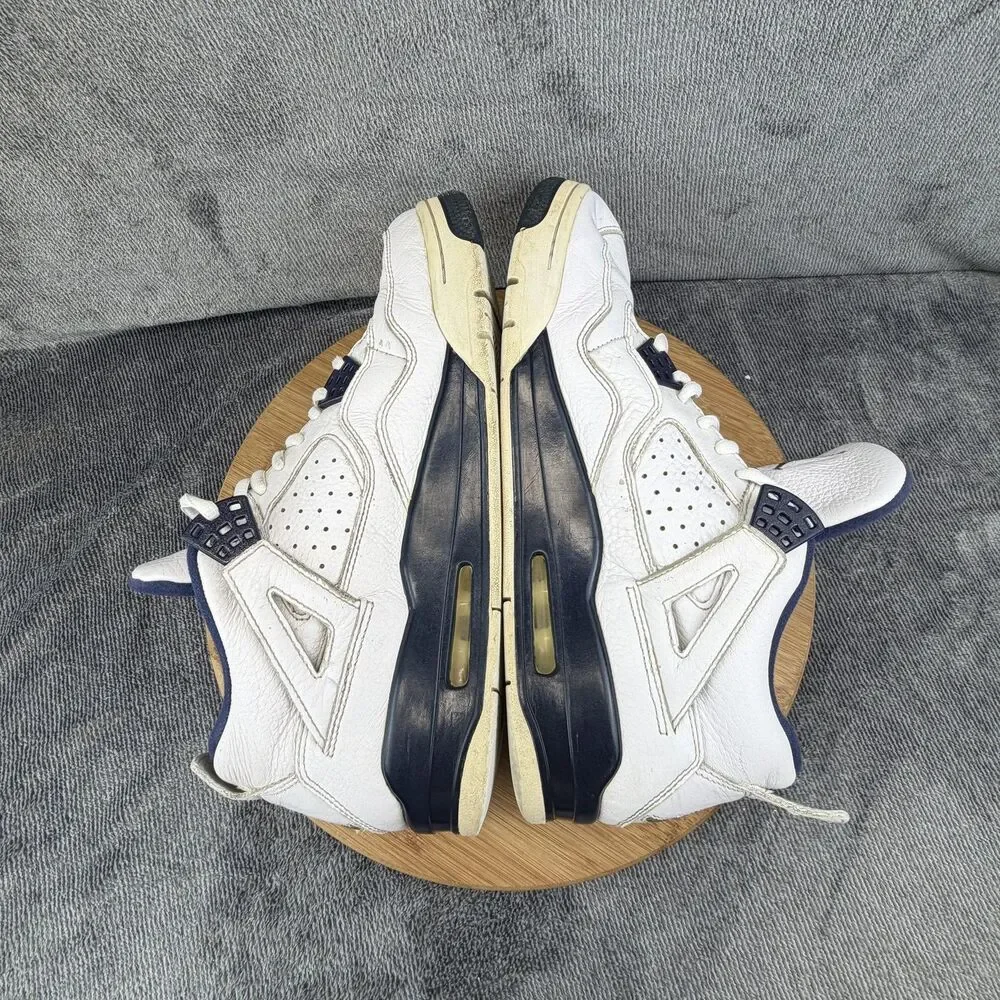 Jordan Air Jordan 4 Shoes Mens Size 11 White Mid Top Sneakers 314254-107